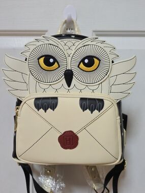Harry Potter Loungefly Hedwig Howler Backpack NWT